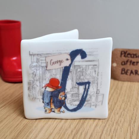 Personalised Paddington Bear Initial Message Card Extra Image 2